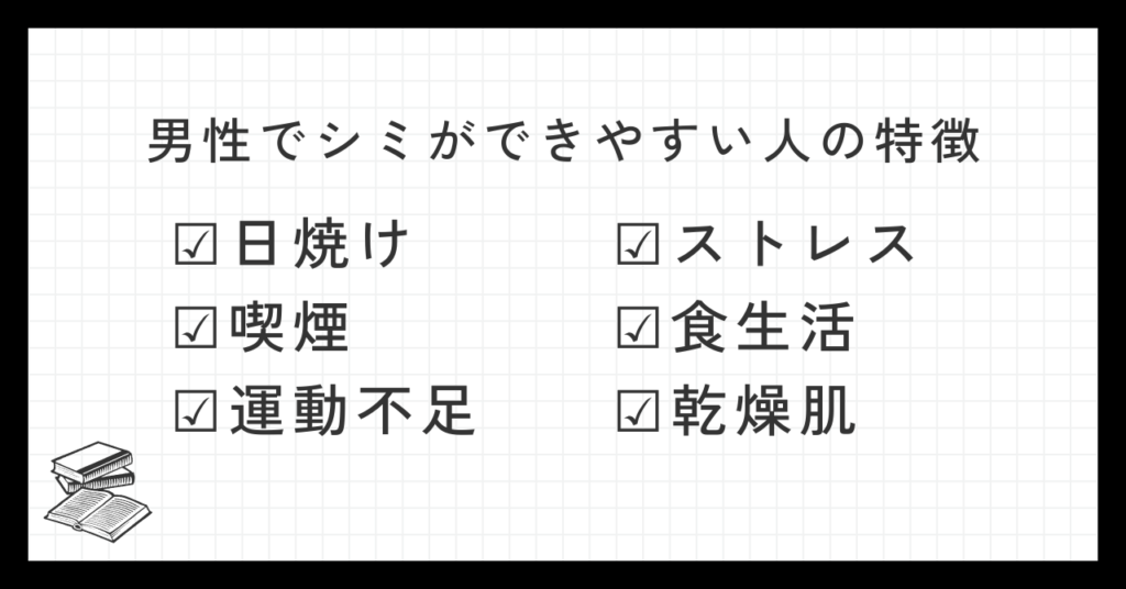 シミができやすい人の特徴