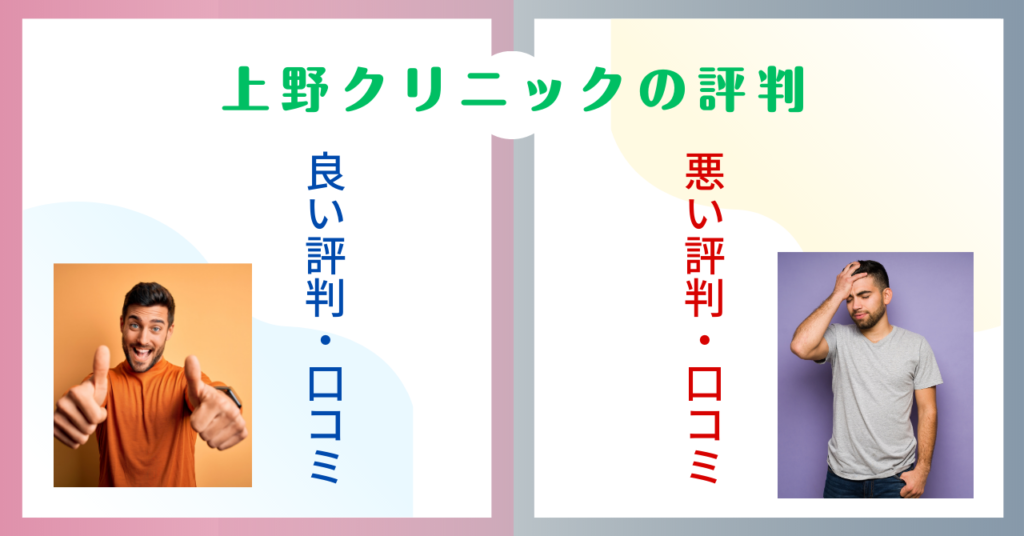 上野クリニックの評判口コミ