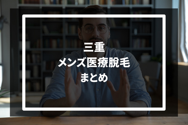 三重メンズ医療脱毛まとめ